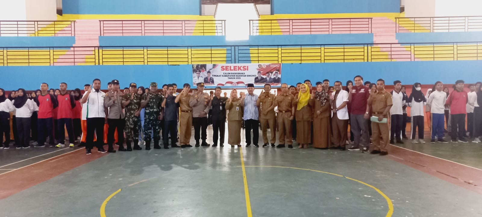 Seleksi Calon Anggota Paskibraka Tahun 2023 di Kabupaten Kuantan Singingi